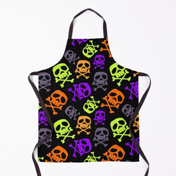 Item preview, Old School Punk Rock Skull Pattern: Halloween BLACK designed and sold by muskitt.