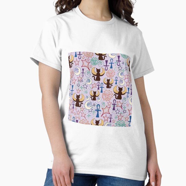 Winged Pharaoh Cat Classic T-Shirt