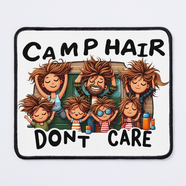 Item preview, Camp Hair Don’t Care Adventure Awaits designed and sold by SportsT-Shirts.
