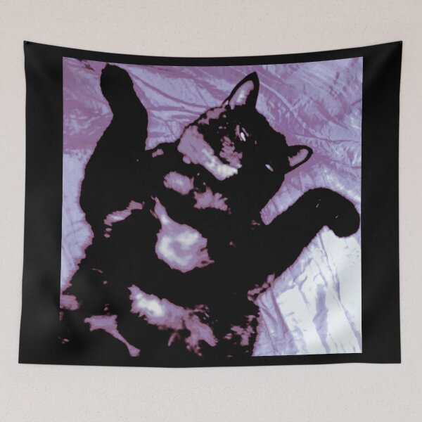Item preview, Silver Pink Tortie Cat Flippy Pop Art Silly Kitty Party designed and sold by kattakitty.