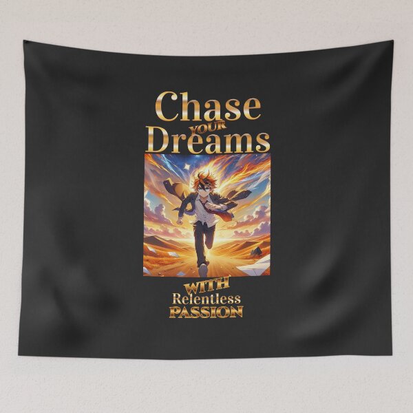 Item preview, Chase Your Dreams With Relentless Passion designed and sold by Ridingondaydrea.