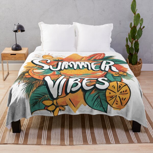 Item preview, Tropical Summer Vibes | Vibrant Beach Illustration | Fun Summertime Art designed and sold by Epic--Art.