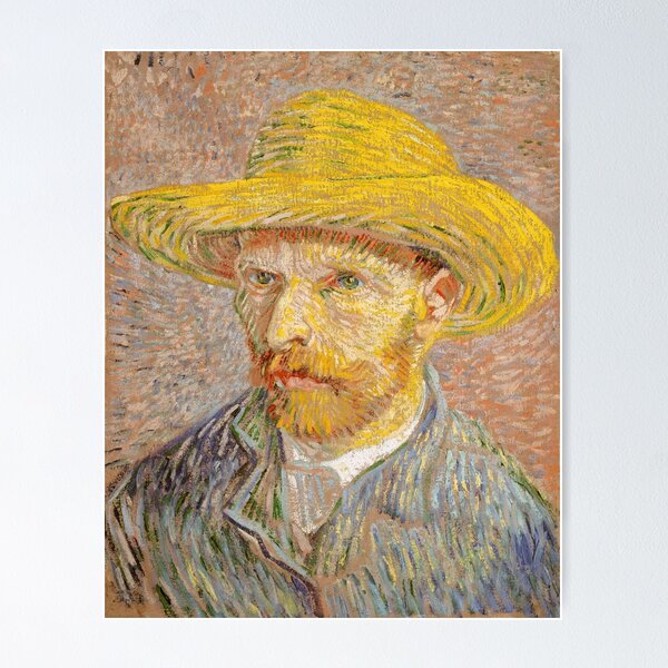 Item preview, Self-Portrait with a Straw Hat - Vincent Van Gogh designed and sold by Candie-Shop.