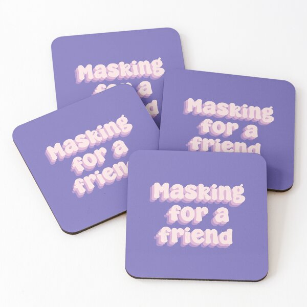 Item preview, Masking for a friend, typography designed and sold by Sakurafy.