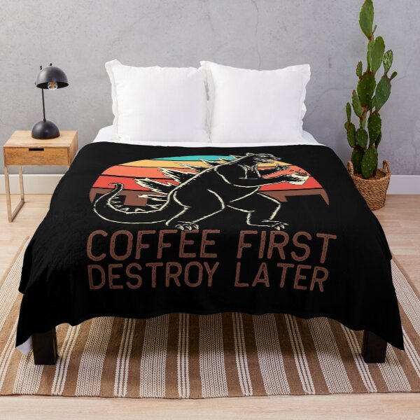 Item preview, Coffee First Destroy Later designed and sold by Quilimo Studio.