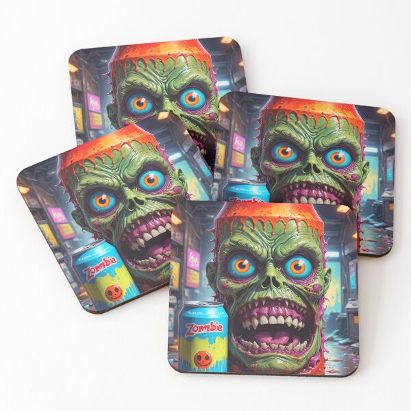 Item preview, Scary Soda Can Nightmare Zombie Monster designed and sold by TheArtOfPat.