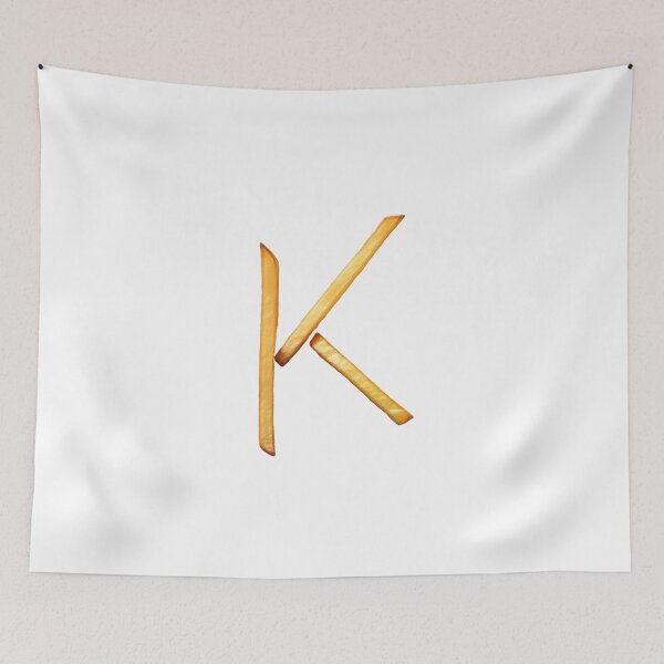 Item preview, Artistic Alphabet Fries: The Letter K in Crispy, Golden Glory designed and sold by uncoXab.