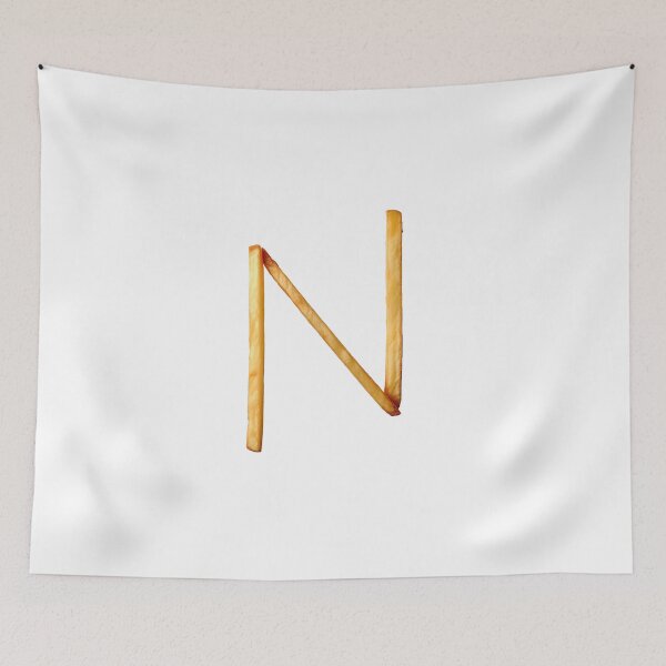 Item preview, Artistic Alphabet Fries: The Letter N in Crispy, Golden Glory designed and sold by uncoXab.
