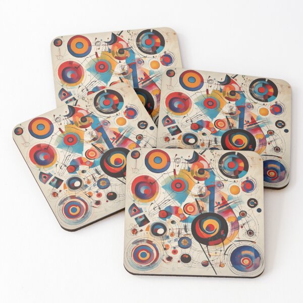 Item preview, Wassily Kandinsky Inspired Print designed and sold by PinUpPizzazz.