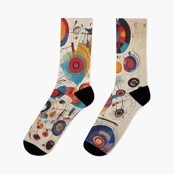 Item preview, Wassily Kandinsky Inspired Print designed and sold by PinUpPizzazz.