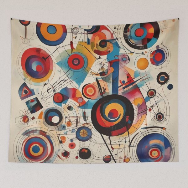 Item preview, Wassily Kandinsky Inspired Print designed and sold by PinUpPizzazz.