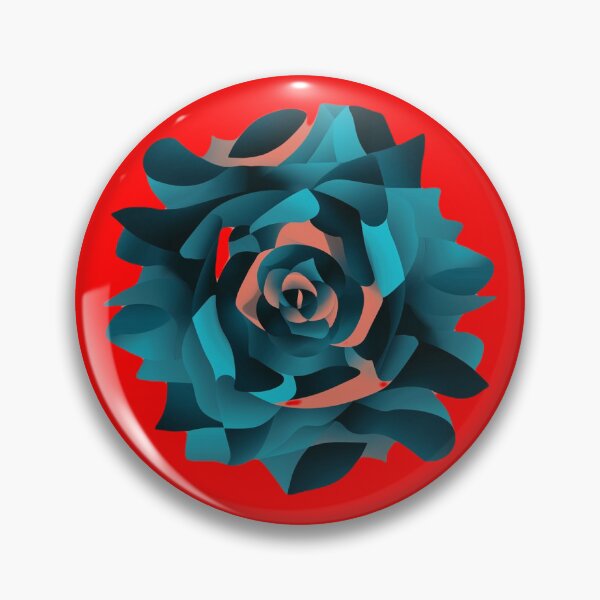 Item preview, Abstract Art Blue Flower designed and sold by Idea-Artwork.