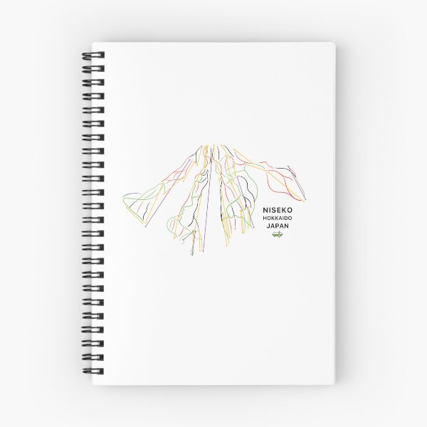Item preview, Niseko - Japanese Mountain Resort Skiing Trail Map designed and sold by Piste-and-Trail.
