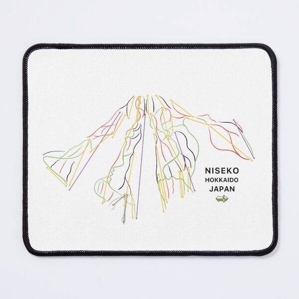 Item preview, Niseko - Japanese Mountain Resort Skiing Trail Map designed and sold by Piste-and-Trail.