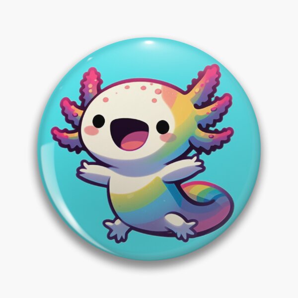 Item preview, Rainbow axolotl designed and sold by wulffire.
