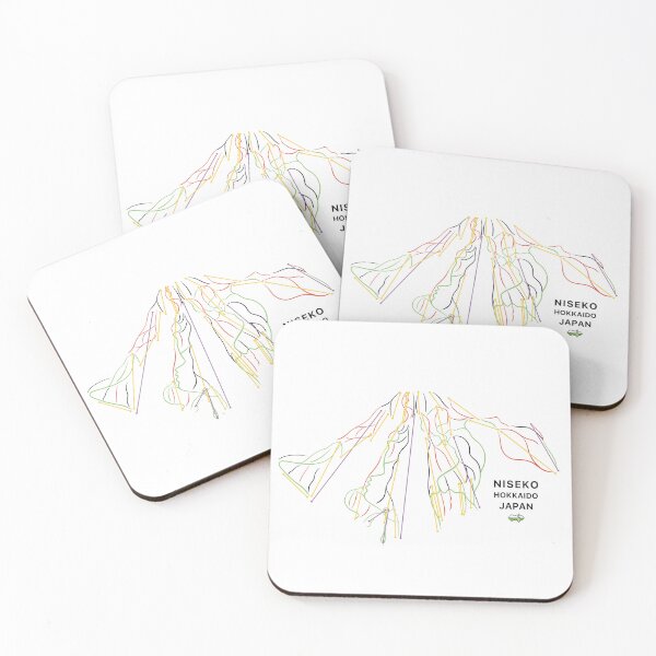 Item preview, Niseko - Japanese Mountain Resort Skiing Trail Map designed and sold by Piste-and-Trail.