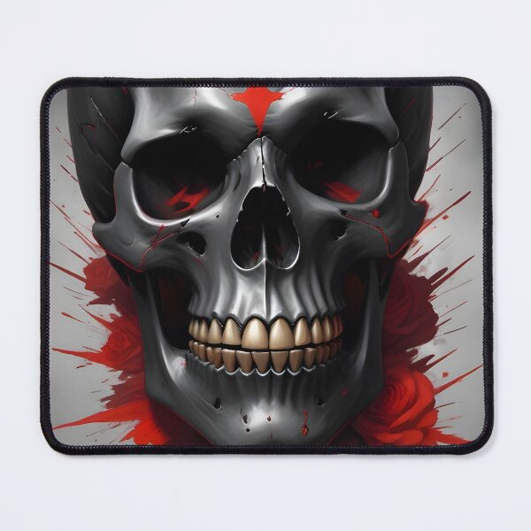 Item preview, Evil Skull with Red Accents designed and sold by papi1998.