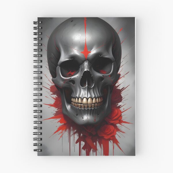 Item preview, Evil Skull with Red Accents designed and sold by papi1998.