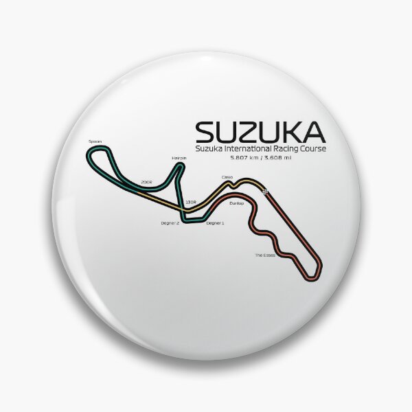 Item preview, Suzuka Detail Track Design designed and sold by PatternMagicCo.