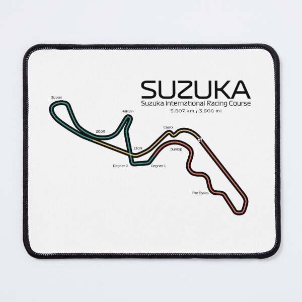 Item preview, Suzuka Detail Track Design designed and sold by PatternMagicCo.