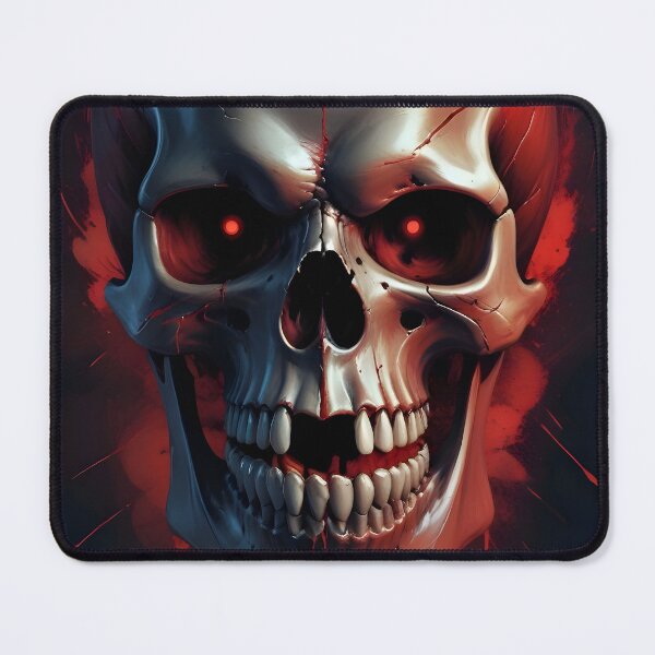 Item preview, Evil Skull with Red Accents designed and sold by papi1998.