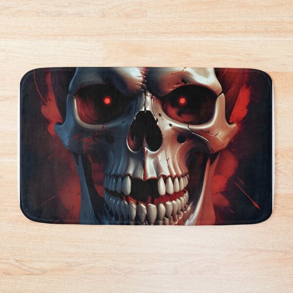 Item preview, Evil Skull with Red Accents designed and sold by papi1998.