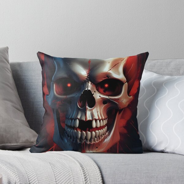 Item preview, Evil Skull with Red Accents designed and sold by papi1998.