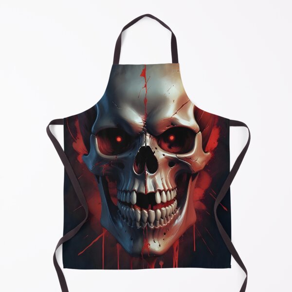 Item preview, Evil Skull with Red Accents designed and sold by papi1998.