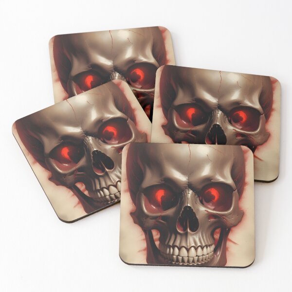 Item preview, Evil Skull with Red Accents designed and sold by papi1998.