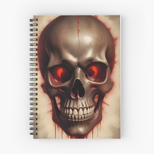 Item preview, Evil Skull with Red Accents designed and sold by papi1998.