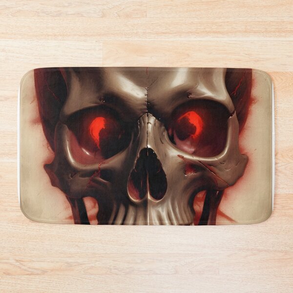 Item preview, Evil Skull with Red Accents designed and sold by papi1998.