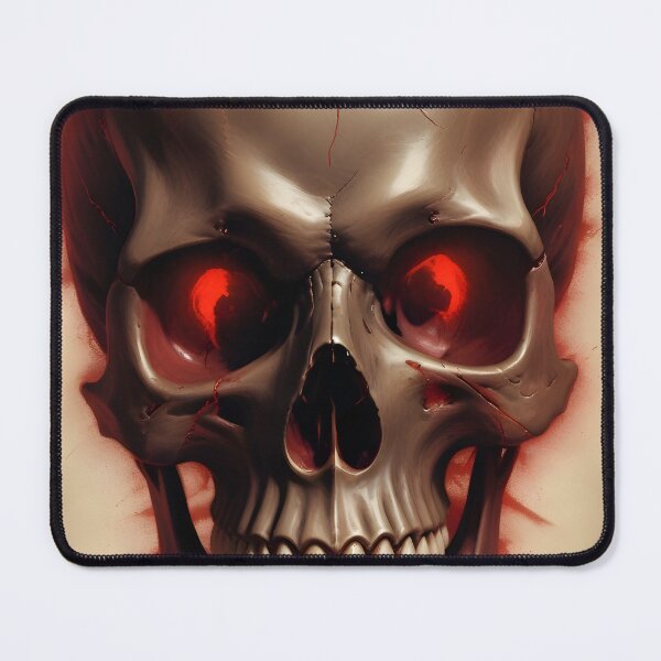 Item preview, Evil Skull with Red Accents designed and sold by papi1998.