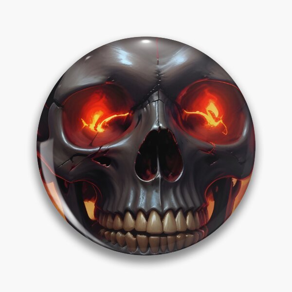 Item preview, Evil Skull with Red Accents designed and sold by papi1998.
