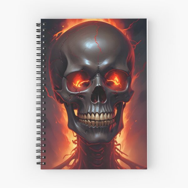 Item preview, Evil Skull with Red Accents designed and sold by papi1998.