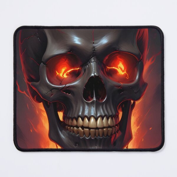 Item preview, Evil Skull with Red Accents designed and sold by papi1998.
