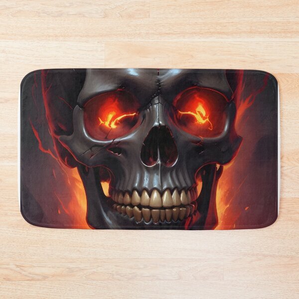 Item preview, Evil Skull with Red Accents designed and sold by papi1998.