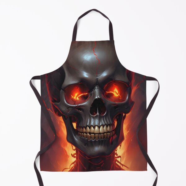 Item preview, Evil Skull with Red Accents designed and sold by papi1998.