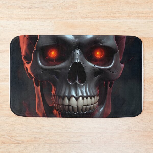Item preview, Evil Skull with Red Accents designed and sold by papi1998.
