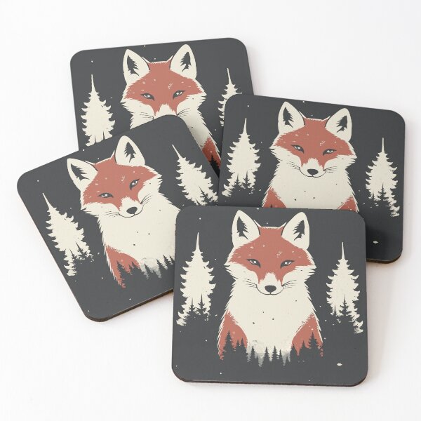 Item preview, Vintage Fox Forest designed and sold by STYLO FASHION.