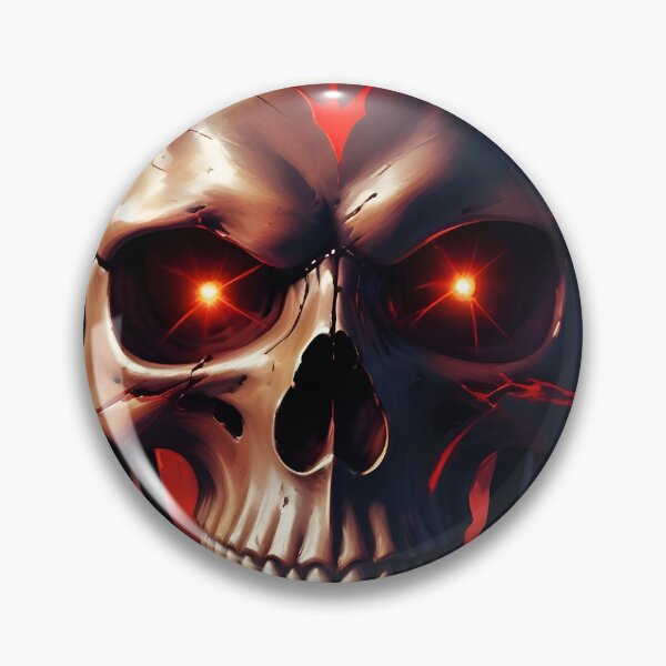 Item preview, Evil Skull with Red Accents designed and sold by papi1998.