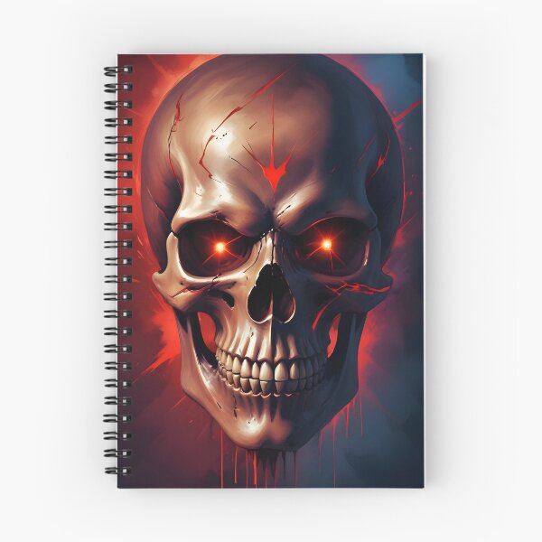 Item preview, Evil Skull with Red Accents designed and sold by papi1998.