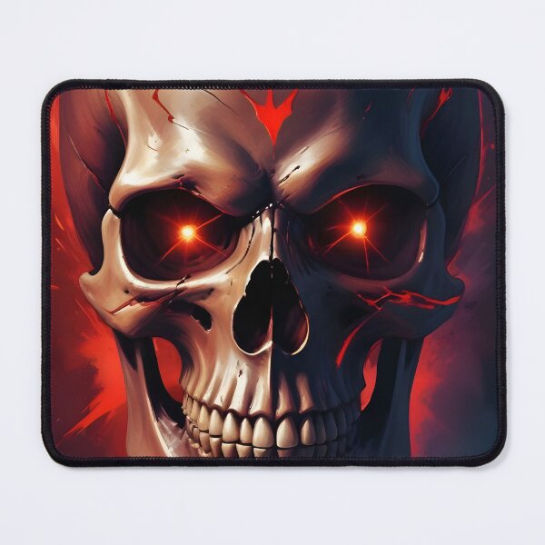 Item preview, Evil Skull with Red Accents designed and sold by papi1998.