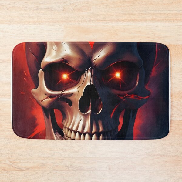 Item preview, Evil Skull with Red Accents designed and sold by papi1998.
