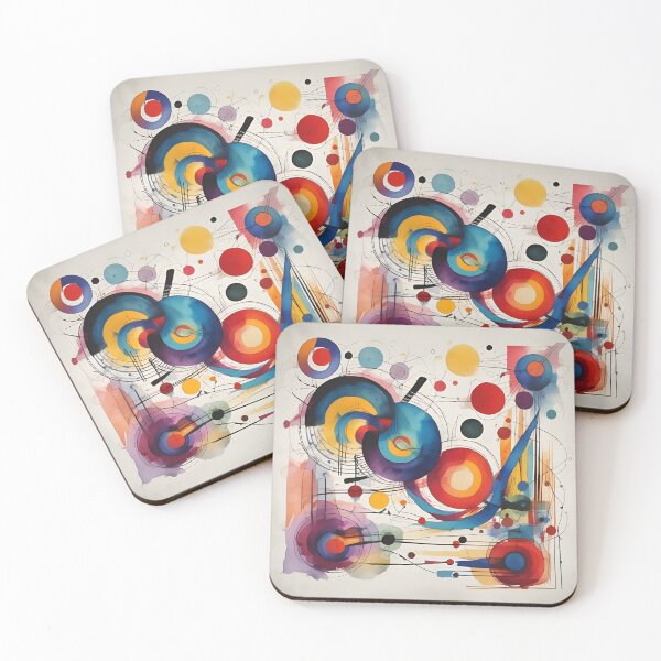 Item preview, Wassily Kandinsky Inspired Print designed and sold by PinUpPizzazz.