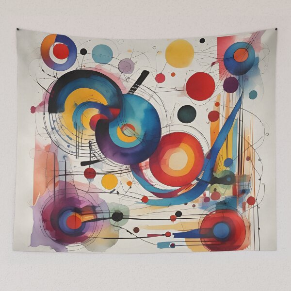Item preview, Wassily Kandinsky Inspired Print designed and sold by PinUpPizzazz.