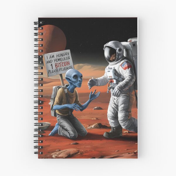 Item preview, bitcoin beggar alien , mars  designed and sold by metebf.
