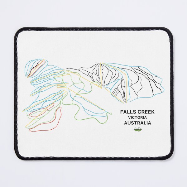 Item preview, Falls Creek - Australian Mountain Resort Skiing Trail Map designed and sold by Piste-and-Trail.