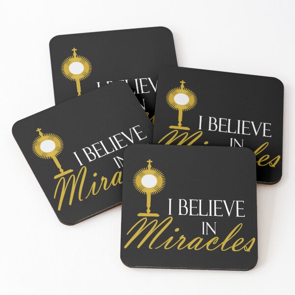 Item preview, I Believe in Miracles : Catholic Monstrance (Eucharist Adoration)  designed and sold by TheCatholicLady.