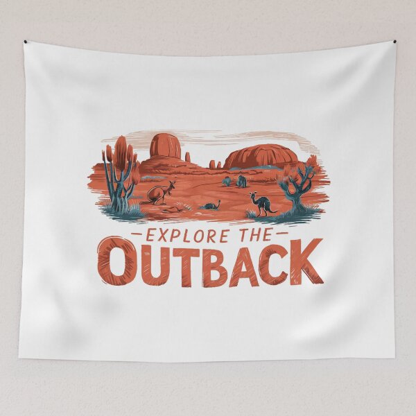 Item preview, Explore the Australian Outback Adventure designed and sold by behnay.