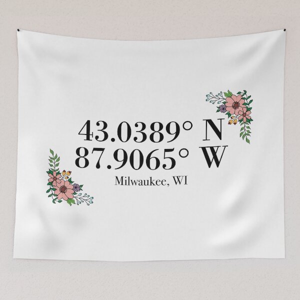 Item preview, Milwaukee, WI Coordinates designed and sold by mynameisliana.